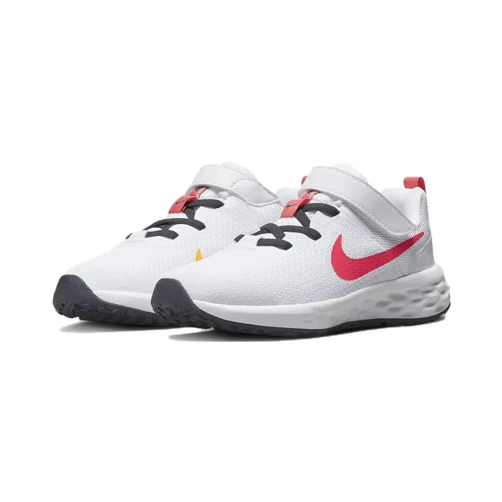 Nike Revolution 6 DD1095-101 Sneaker Kids 2 White Athletic Running Shoes RHS9291